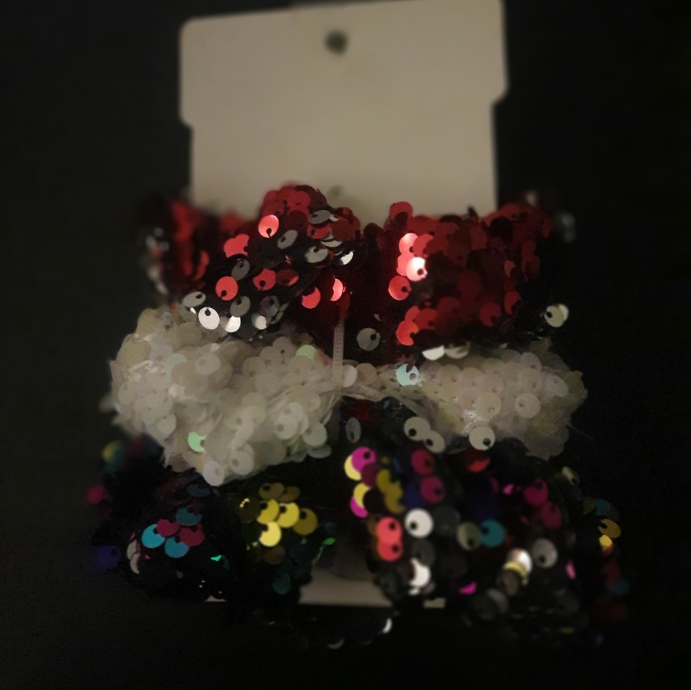 3 Seguins Hair Ties